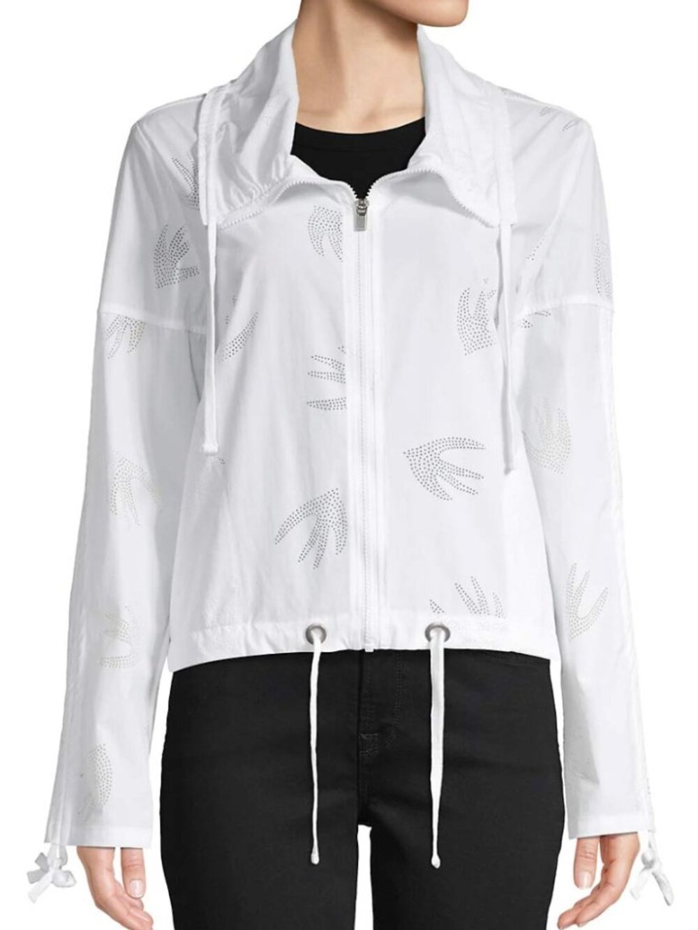 Perforated Zip Jacket